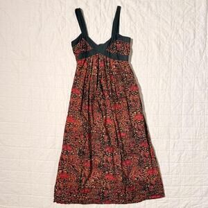 Vintage R.J. Walsh New York Printed Maxi Dress – Boho Ethnic Style